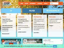 Tablet Screenshot of osf.nl